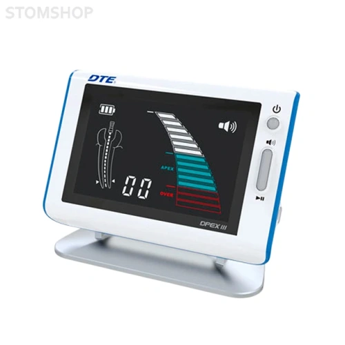 DTE DPEX III golden standard - цифровой апекслокатор повышенной точности, с цветным дисплеем, цвет белый с голубым | DTE (Китай)