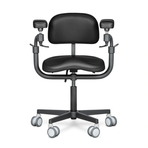 Mercury ELITE COMFORT BLACK - эргономичный стул для работы с микроскопом | Mercury (Россия)