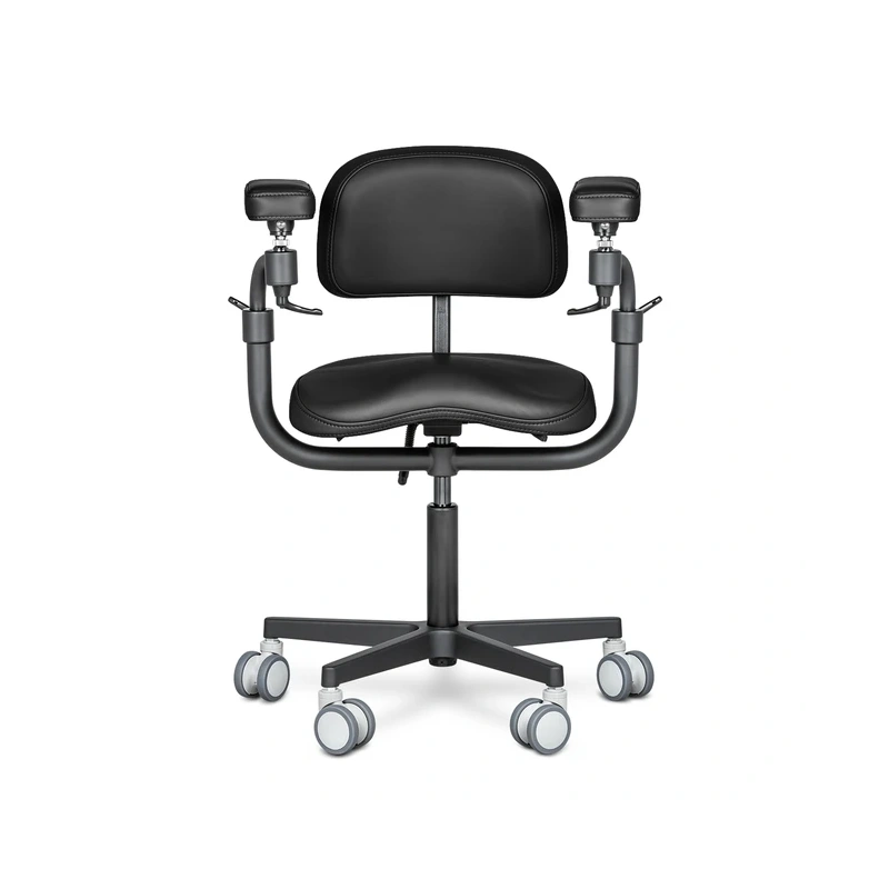 Mercury ELITE COMFORT BLACK - эргономичный стул для работы с микроскопом | Mercury (Россия)