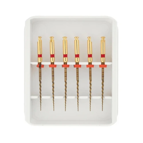 RCS Gold LT Rotary - машинные файлы, размер F2, длина 25 мм, 6 шт. | Ramo Medical (Китай)