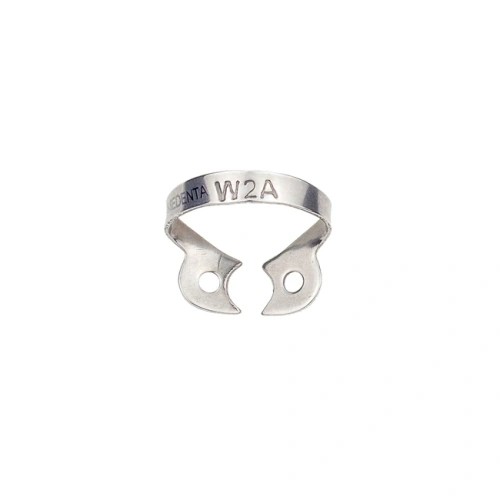 129-W2A - крепление для Раббер Дам Медента, для верхних и нижних премоляров, с плоскими щечками, без крыльев | Medenta Instruments Co. (Пакистан)