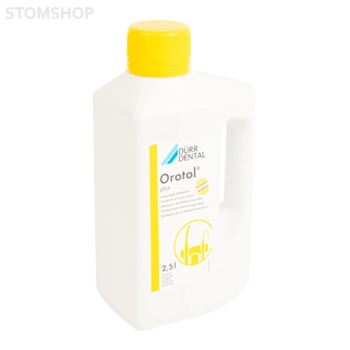Orotol Plus - концентрат для дезинфекции и ухода за отсасывающими системами, 2,5 л | D?rr Dental (Германия)