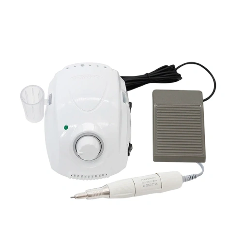 Marathon-3 Champion New - косметологический аппарат для маникюра с наконечником H35LSP, 35000 об/мин, 45 Вт, педаль SFP-27, цвет наконечника слоновая кость | Saeyang Microtech (Ю. Корея)