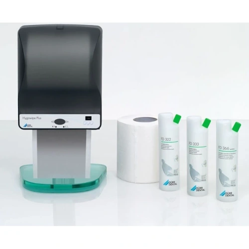 Hygowipe Paper Rolls - полотенца для HugoWipe Plus двухслойные, рулон 110 метров | D?rr Dental (Германия)