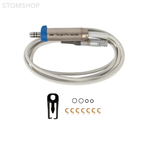 Surgic Pro+ OPT - хирургический аппарат (физиодиспенсер) с разборным наконечником Ti-Max X-DSG20L, с оптикой и с функцией записи данных на USB носитель | NSK Nakanishi (Япония)