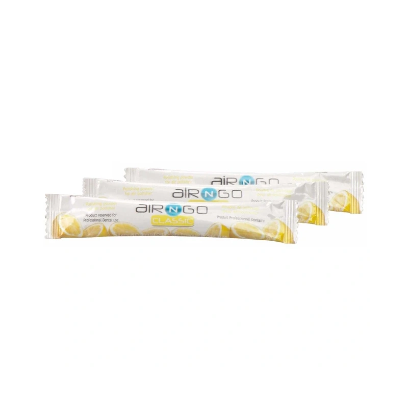 Air-N-Go Classic Powder Lemon - порошок для струйного полирования и чистки зубов, вкус лимона, 50x20 г | Satelec Acteon Group (Франция)