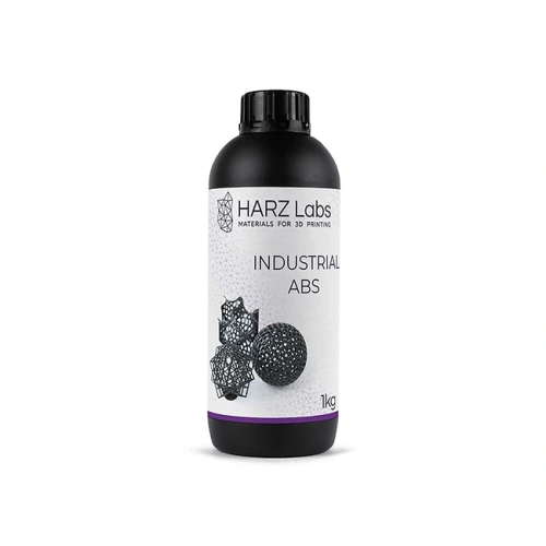 HARZ Labs Industrial ABS - фотополимерная смола для промышленного использования, черный цвет, 1 кг | HARZ Labs (Россия)