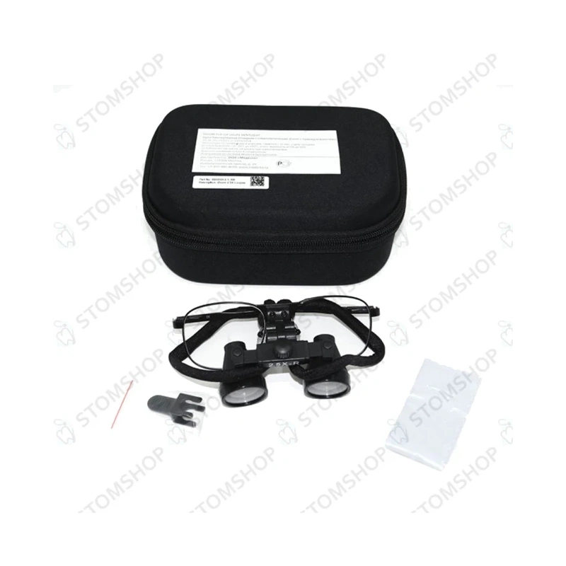 iZoom Flip-up Loupes Metal Frame - стоматологические бинокулярные лупы системы Flip-up на металлической оправе, увеличение 2.5х | DentLight (США)