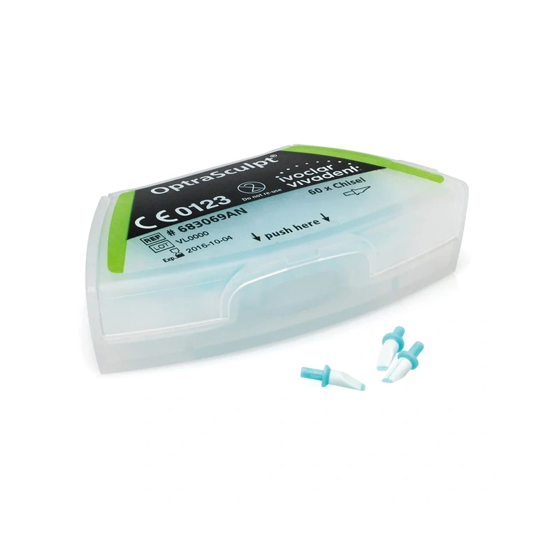 OptraSculpt Refill Chisel - насадки сменные для инструмента OptraSculp, долотообразная гладилка, 60 шт. | Ivoclar Vivadent (Германия)