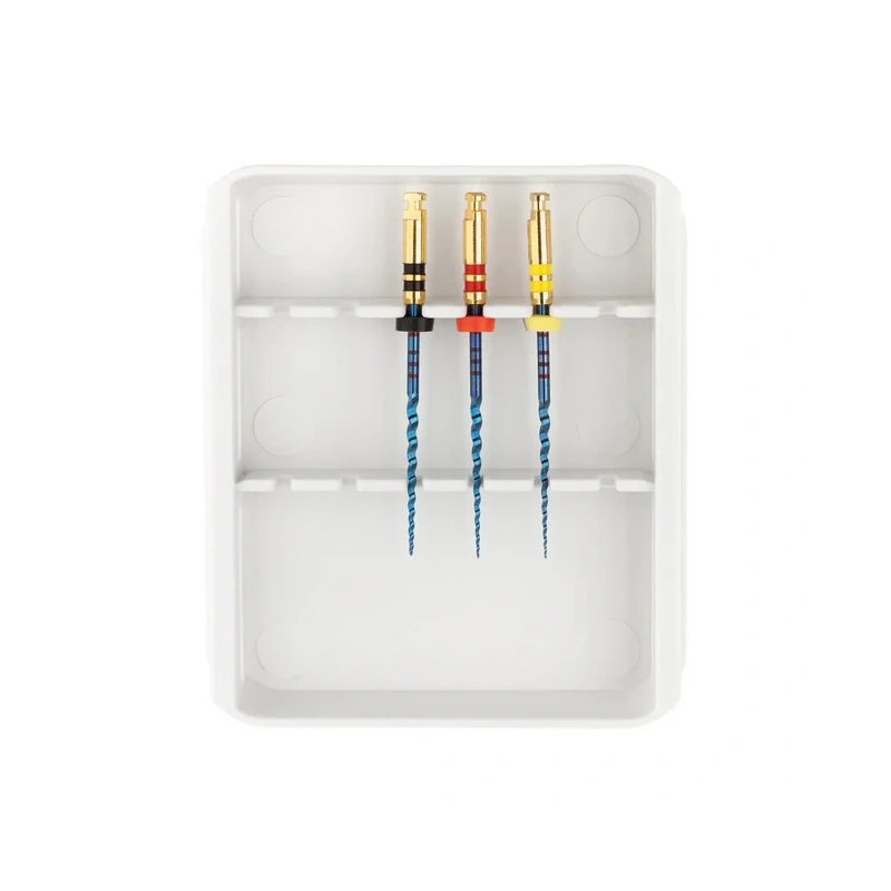 RCS Blue T Reciprocating - машинные файлы, размеры 20/06, 25/06, 40/06, длина 25 мм, 3 шт. | Ramo Medical (Китай)