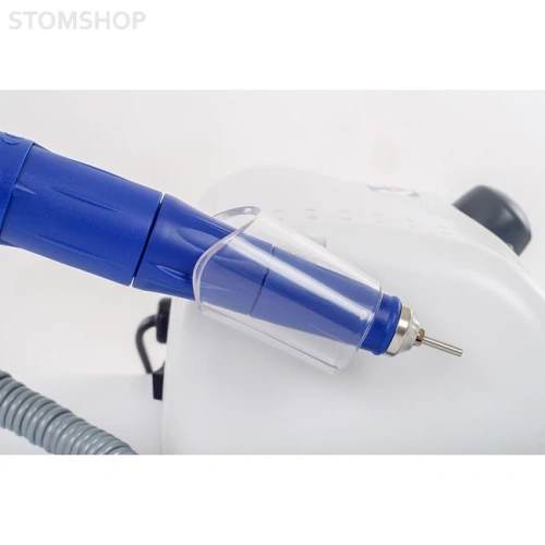 STRONG 210 105L N - зуботехнический щеточный микромотор с наконечником 105L N и педалью включения-выключения, с сумкой, 35000 об/мин | Saeshin (Ю. Корея)