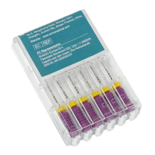 RCS Shape D - ручные D-файлы, размер №12, длина 31 мм, 6 шт. | Ramo Medical (Китай)