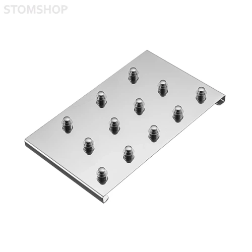 Подставка металлическая для хранения и стерилизация кламмеров, 12 мест, 50x90 мм | Dentech Corporation (Япония)