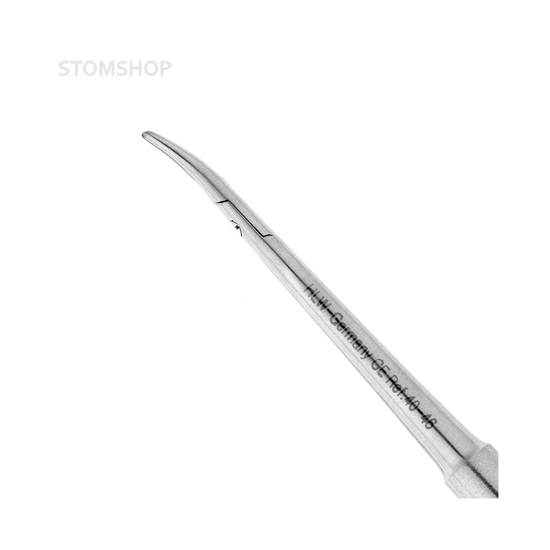 Иглодержатель-микро изогнутый Micro-Nadelhalter TC, длина 180 мм | HLW Dental Instruments (Германия)