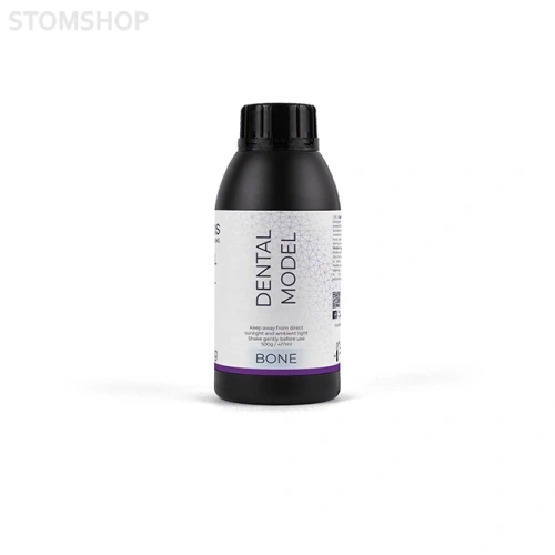 HARZ Labs Dental Model Bone - фотополимерная смола для печати стоматологических демонстрационных моделей, цвет слоновая кость, 0.5 кг | HARZ Labs (Россия)