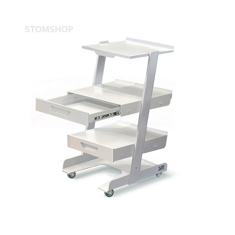 СПП 1.2 М - столик передвижной инструментальный, 2 выдвижных ящика, 4 полки | Аверон (Россия)