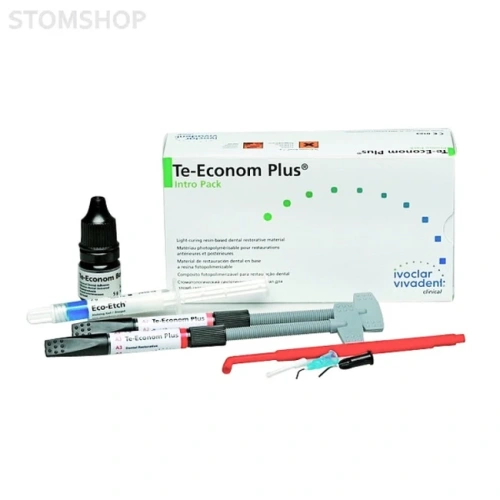 Te-Econom Plus - светоотверждаемый рентгеноконтрастный гибридный композит, набор 4 шприца | Ivoclar Vivadent (Германия)