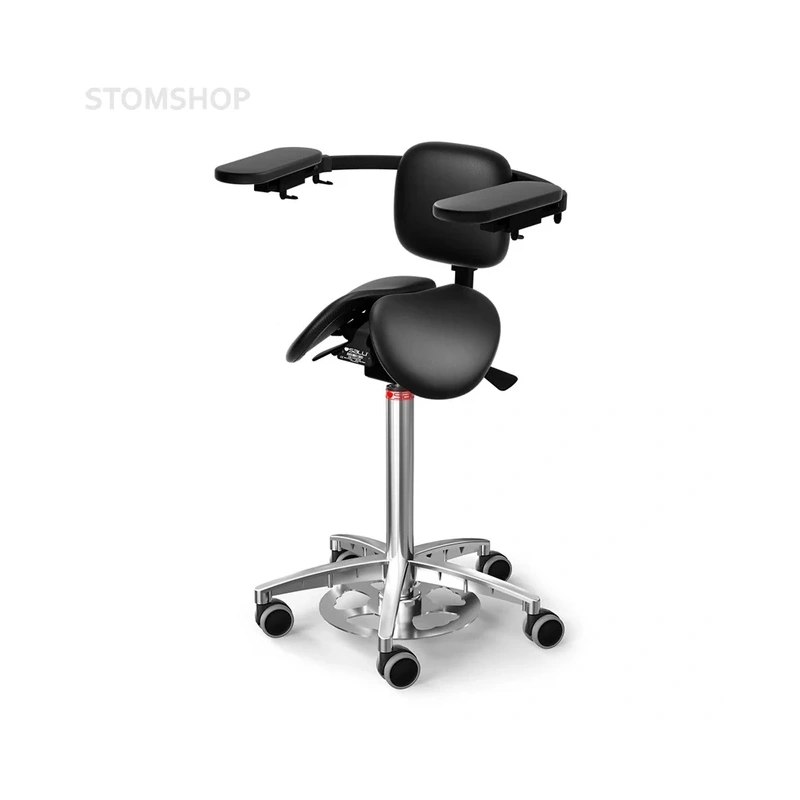 Salli Expert Small Multiadjuster - эргономичный стул-седло, со спинкой и подлокотниками | Salli (Финляндия)