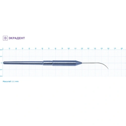 01-09 - зонд стоматологический дугообразный | Экрадент (Россия)