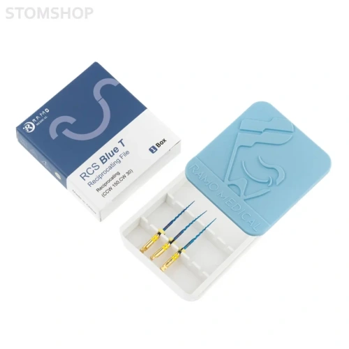 RCS Blue T Reciprocating - машинные файлы, размер 20/06, длина 25 мм, 3 шт. | Ramo Medical (Китай)